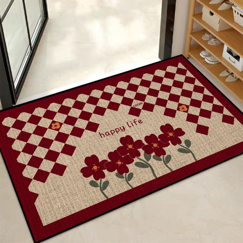 Decorative Star-patterned Bath Mat
