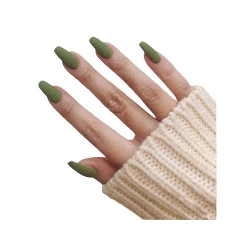 Matte Finish Press-On Nail Tips Acalora 178815*10mm0277