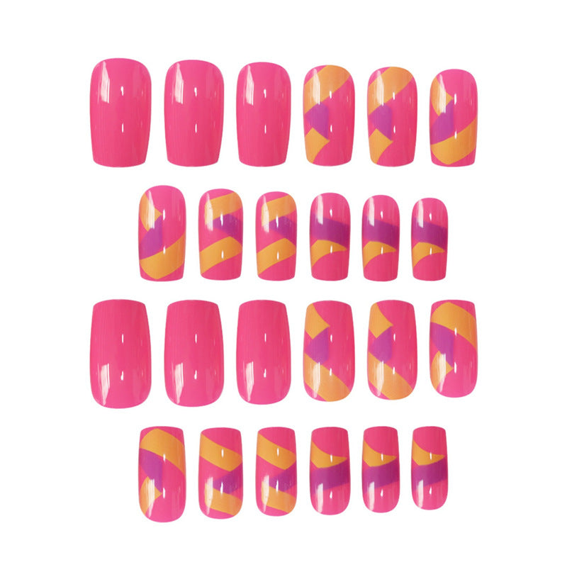 Vibrant Nail Art Press-On Set Acalora