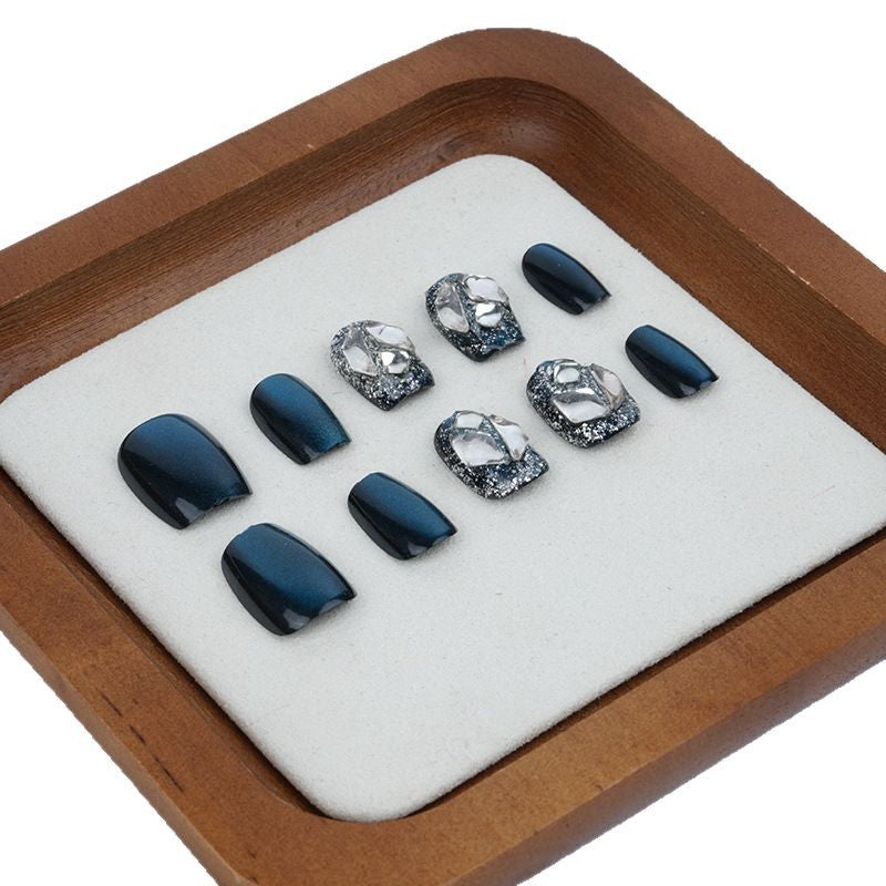 Premium Rhinestone-Studded Press-On Nail Set Acalora