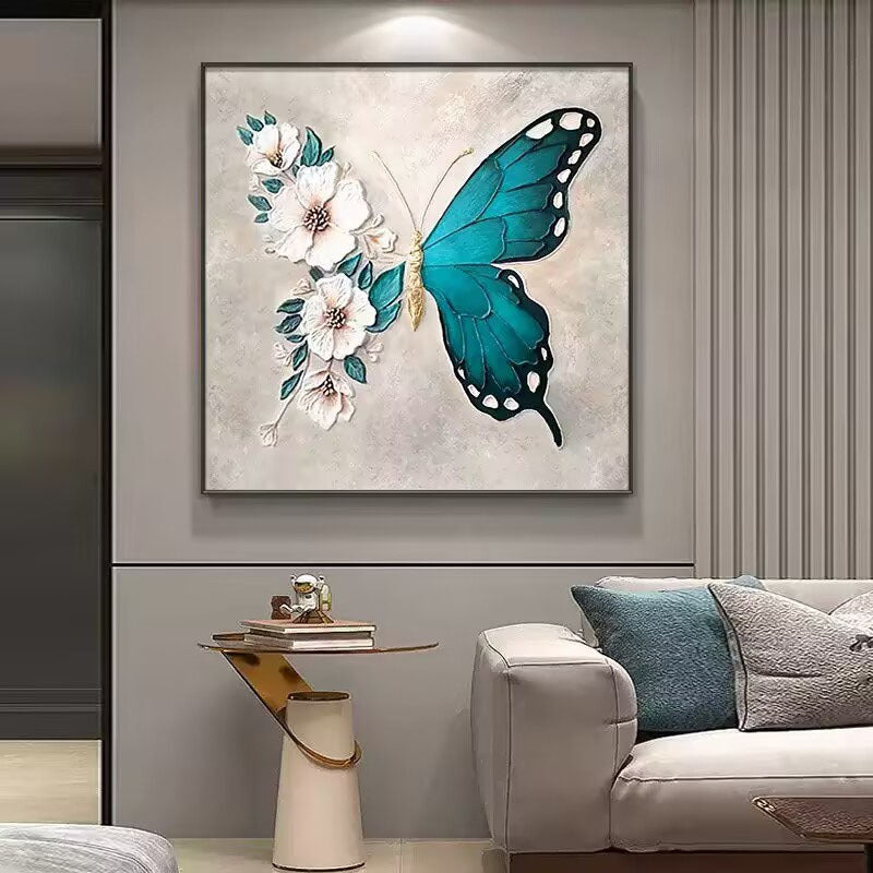 3D Butterfly Floral Wall Art