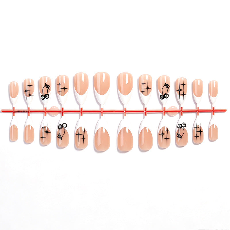 Artistic Press-On Nail Collection with Unique Pattern Designs Acalora