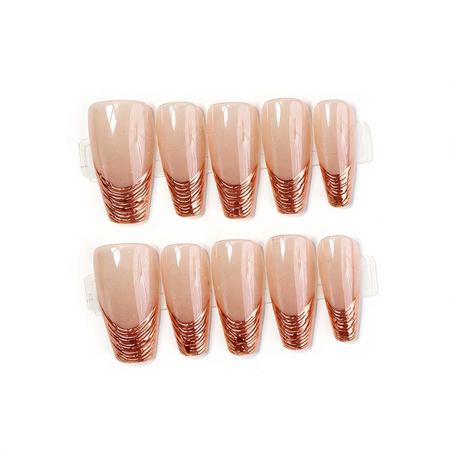 Glamorous French Tip Nail Art Acalora