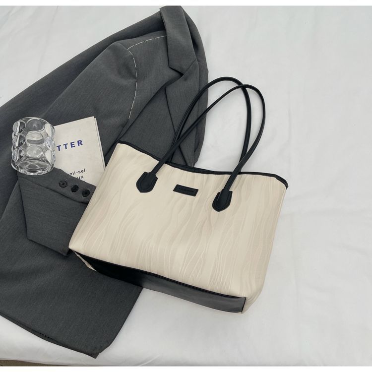 Textured Large Tote Bag Acalora