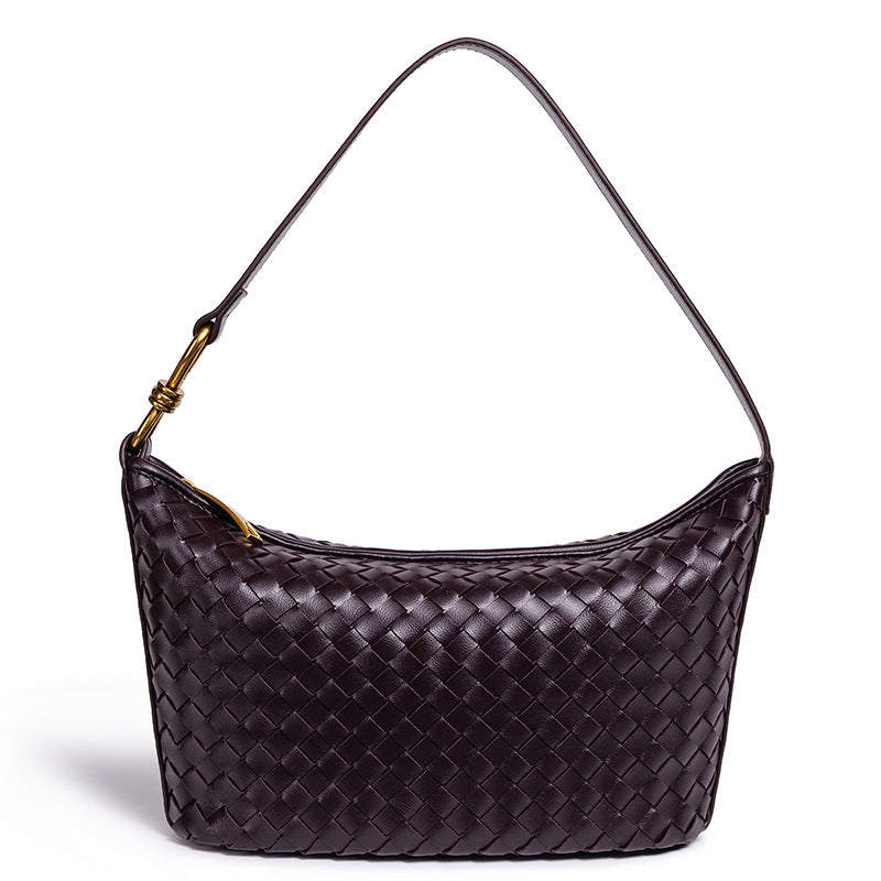 Woven Leather Hobo Bag Acalora
