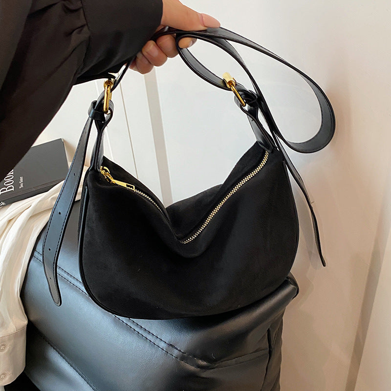 Suede Hobo Bag Acalora