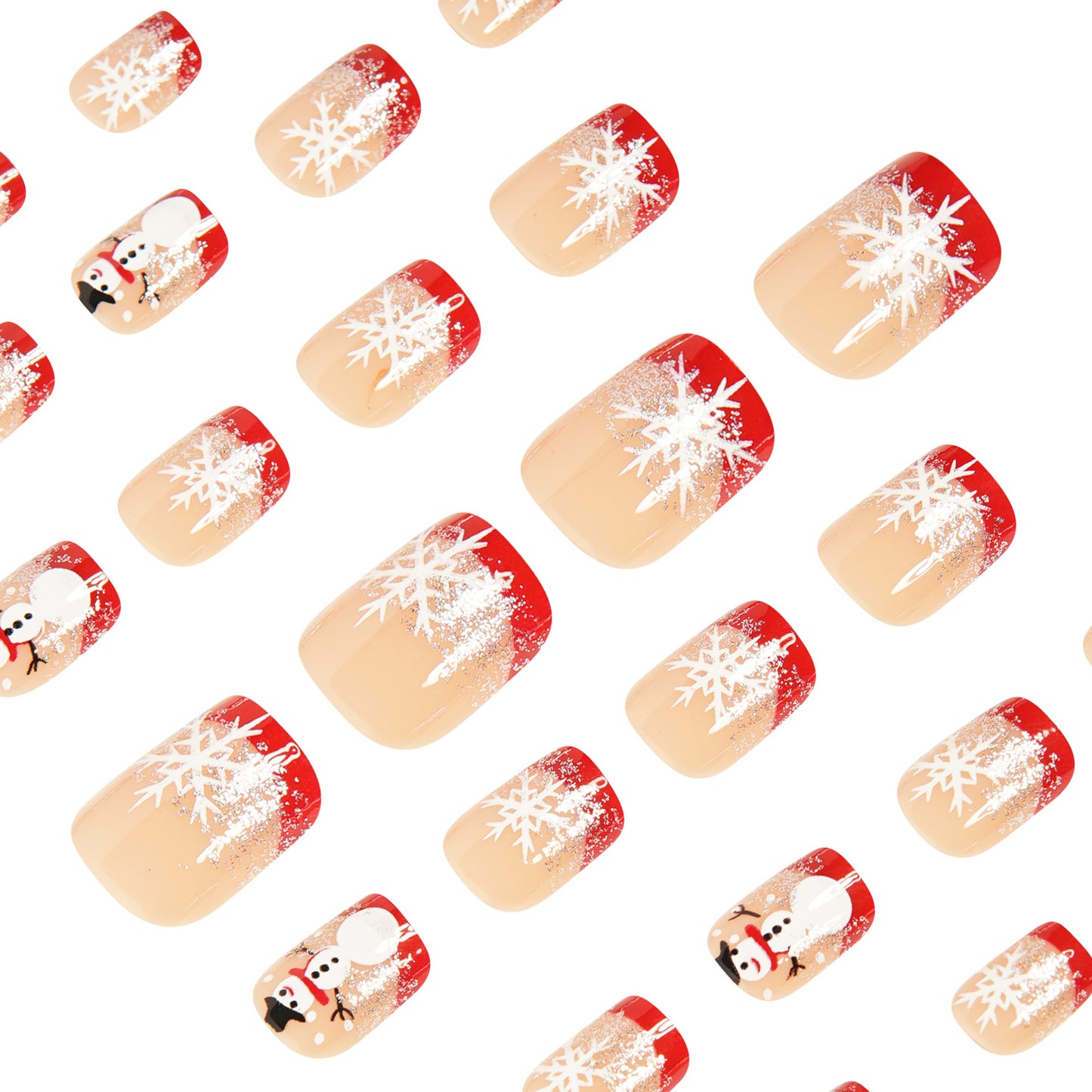 Festive Holiday Nail Art Set Acalora