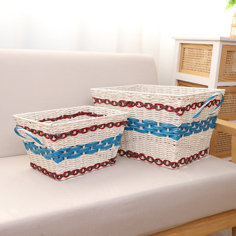 Sparkling storage basket with carrying handle Acalora