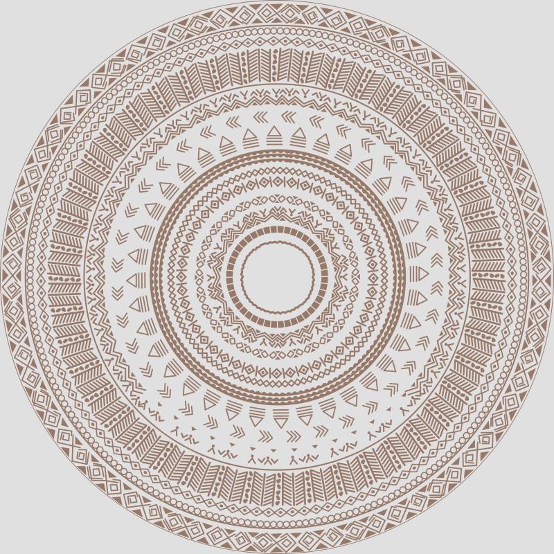 Intricate Mandala Design Area Mat