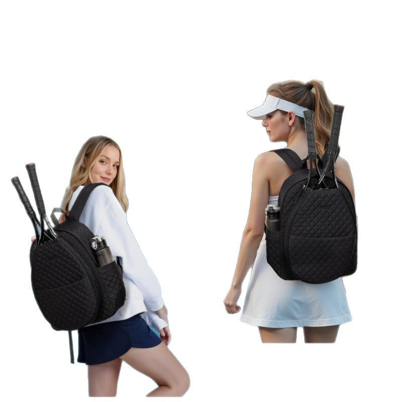 Quilted Tennis Racket Backpack Acalora