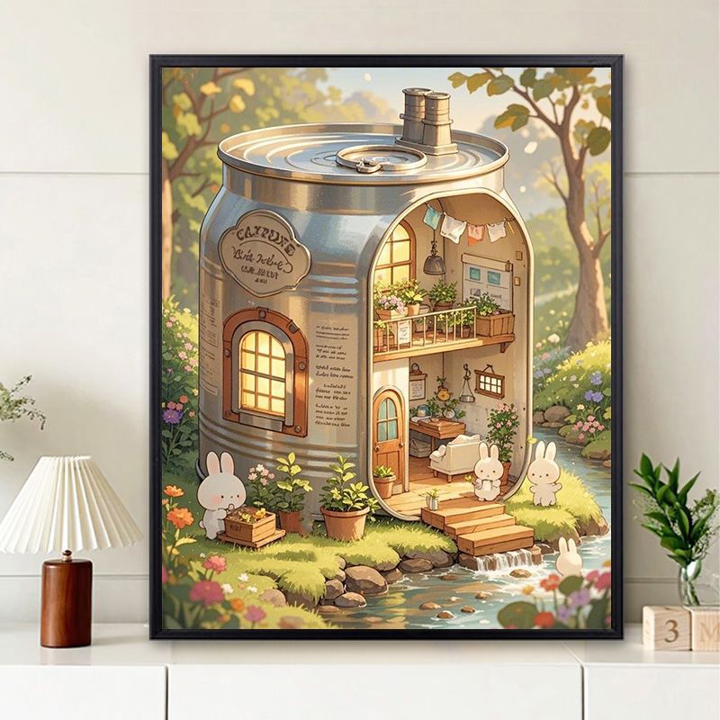 Whimsical Home Illustration Wall Art