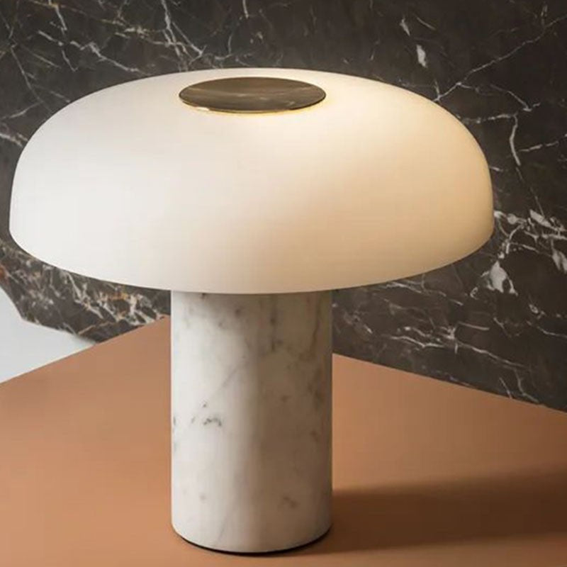 Elegant Modern Table Lamp with Mushroom Design