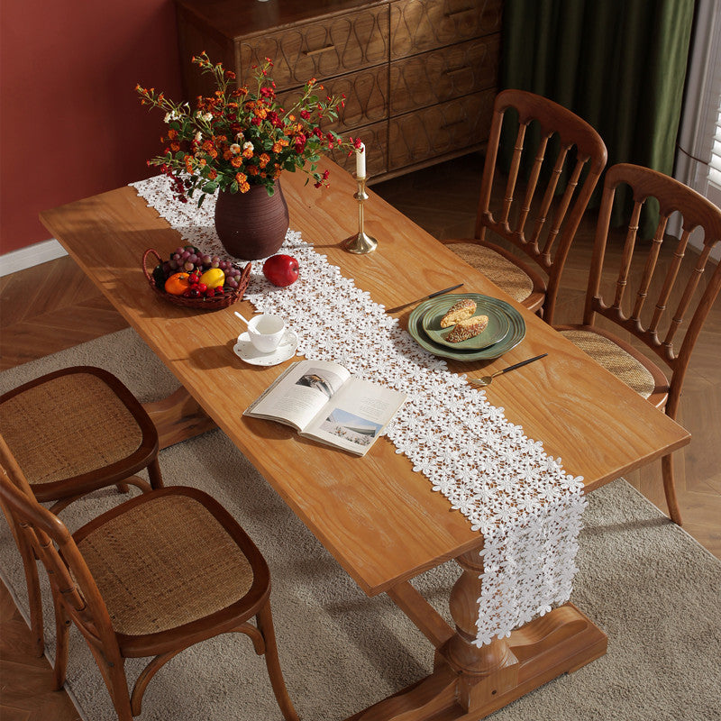 Floral Lace Table Runner
