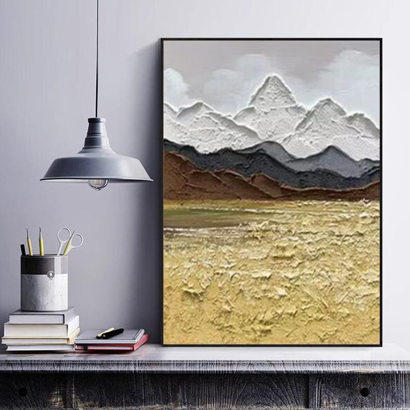 Textured Mountain Scenery Wall Art Decoration