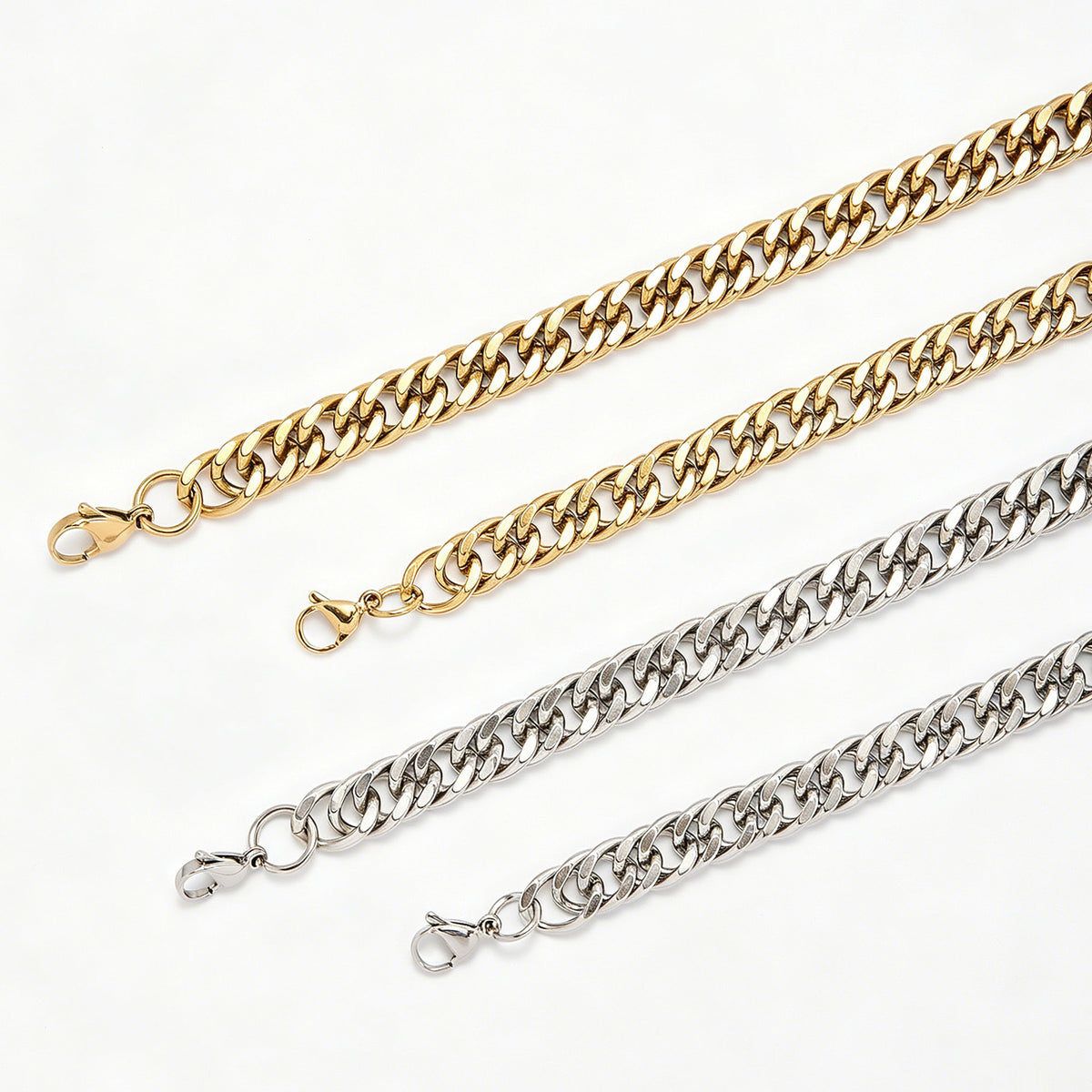 Heavyweight Curb Link Chain Bracelet Acalora