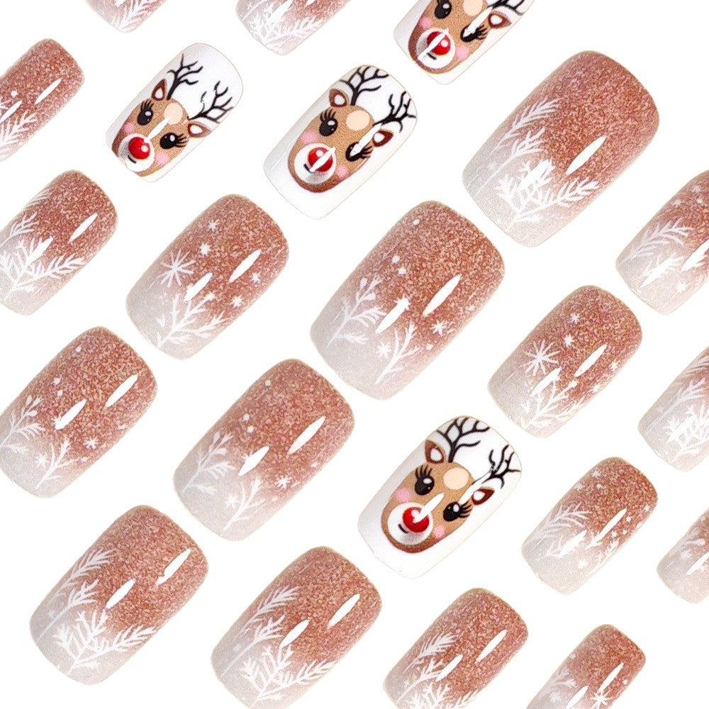 Festive Themed Press-On Nail Art Acalora