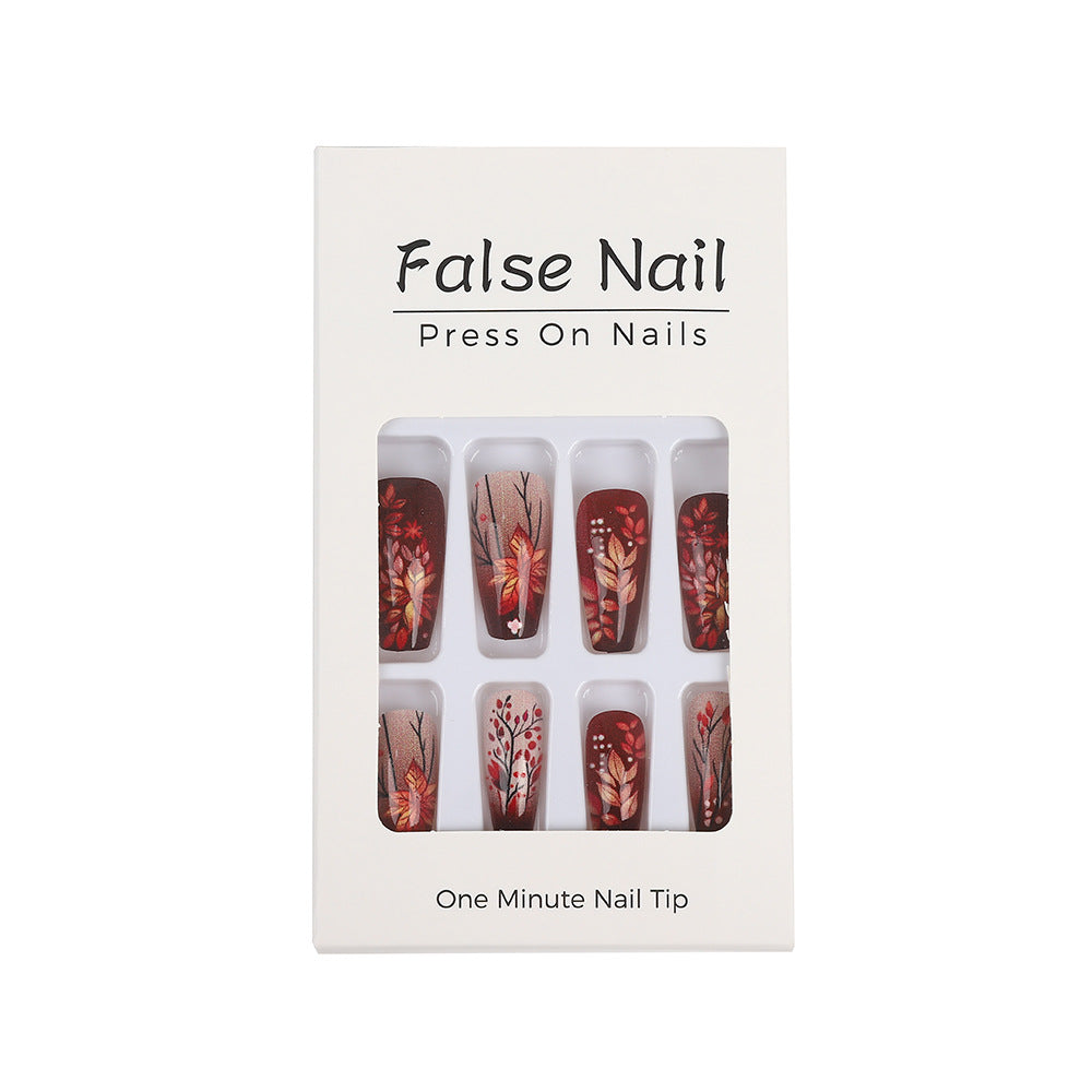 Artificial nails with floral design Acalora