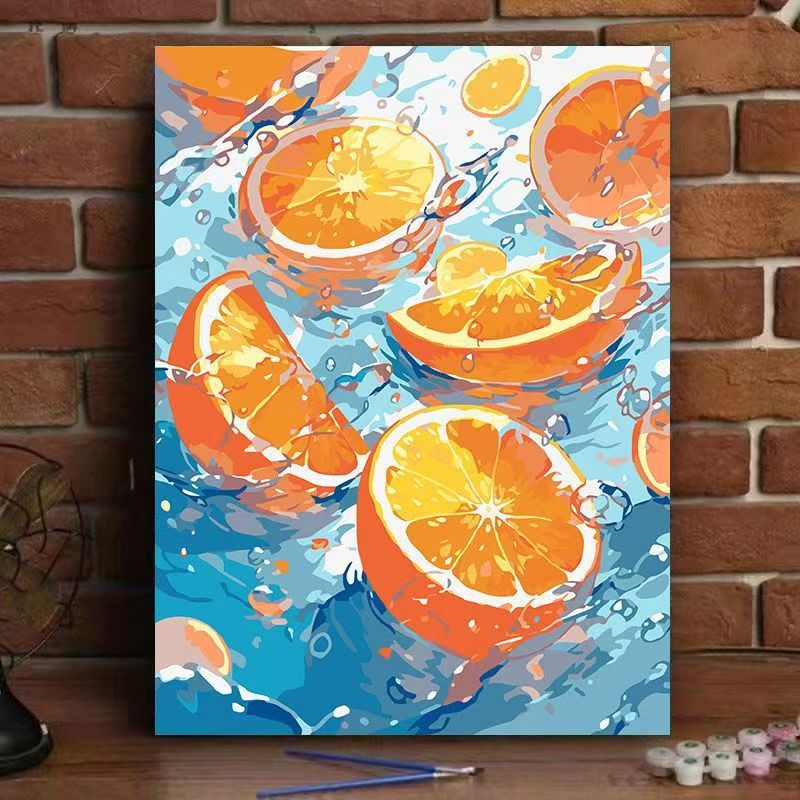 Vibrant Citrus-Inspired Wall Art