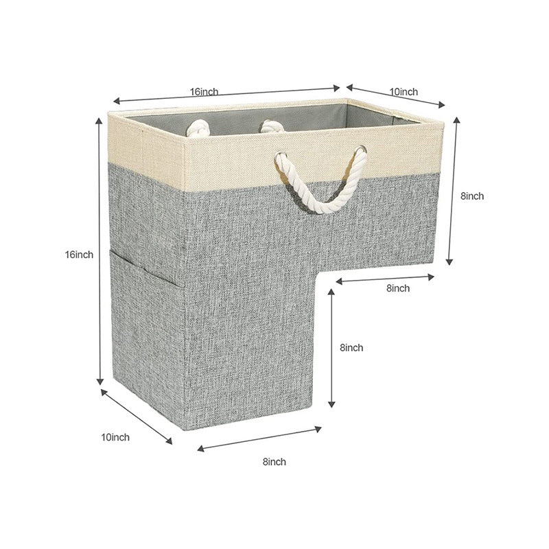 Multifunctional storage basket with handles Acalora