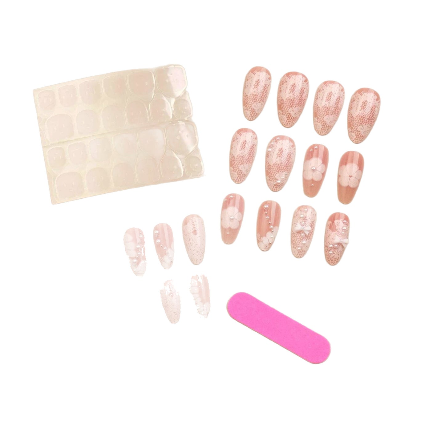 Elegant 3D Decorative Nail Enhancements Acalora