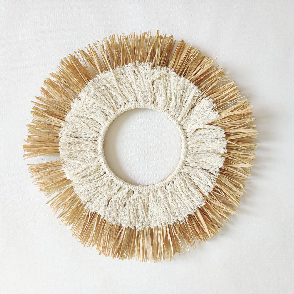 Decorative wall mirror in sunray design Acalora