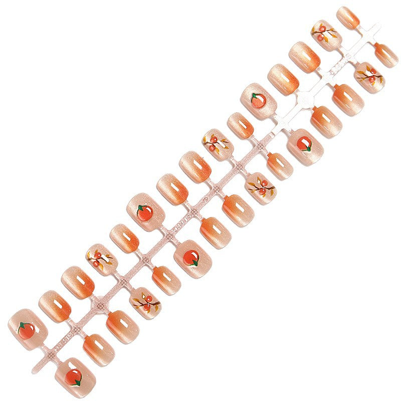 Artificial nail set with shiny 3D accents Acalora
