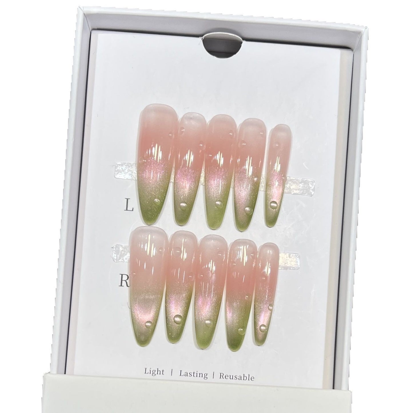 Stiletto Ombre Press-On Nail Set Acalora