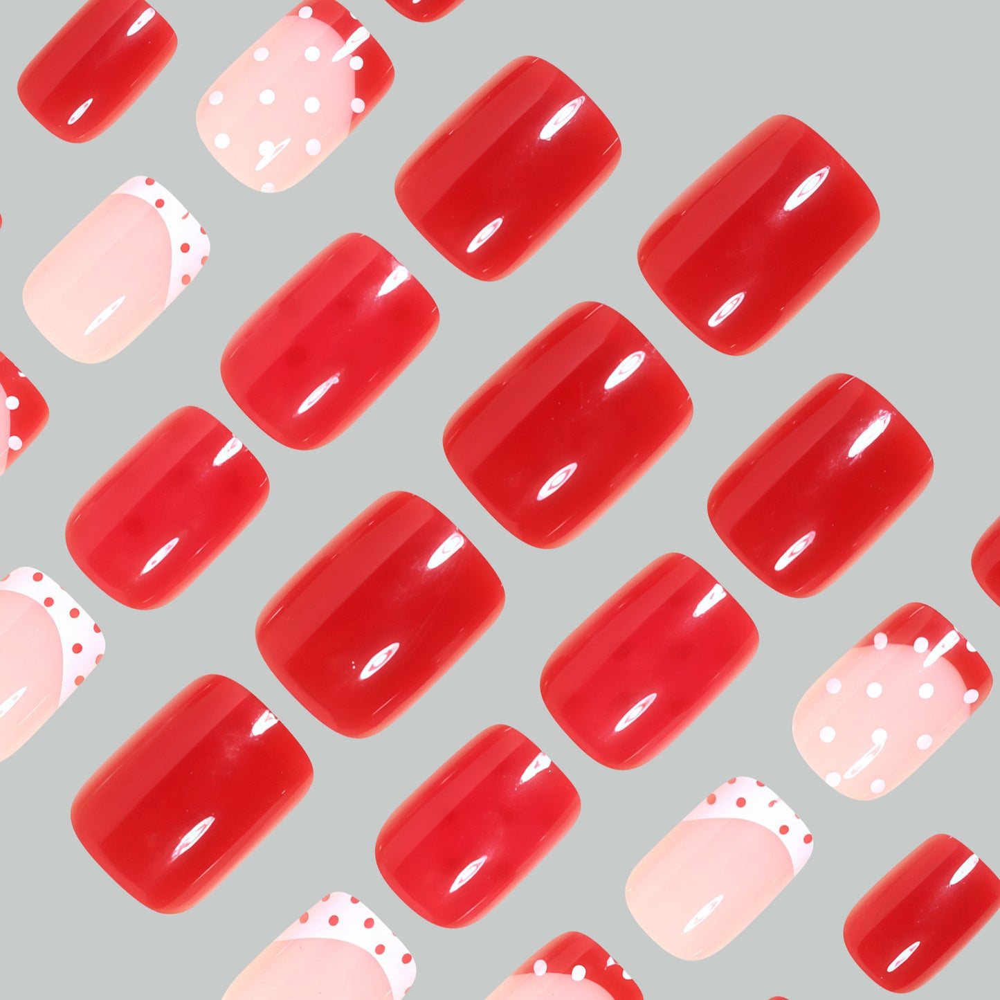 Creative French Tip Nail Art Set Acalora