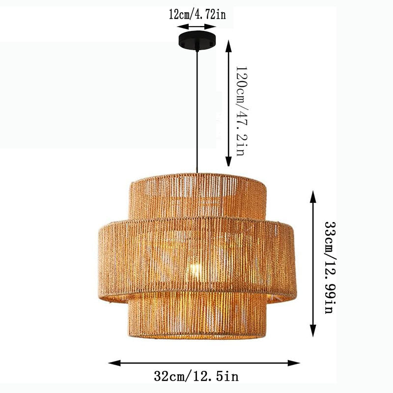 Decorative Rattan Storage Basket Acalora