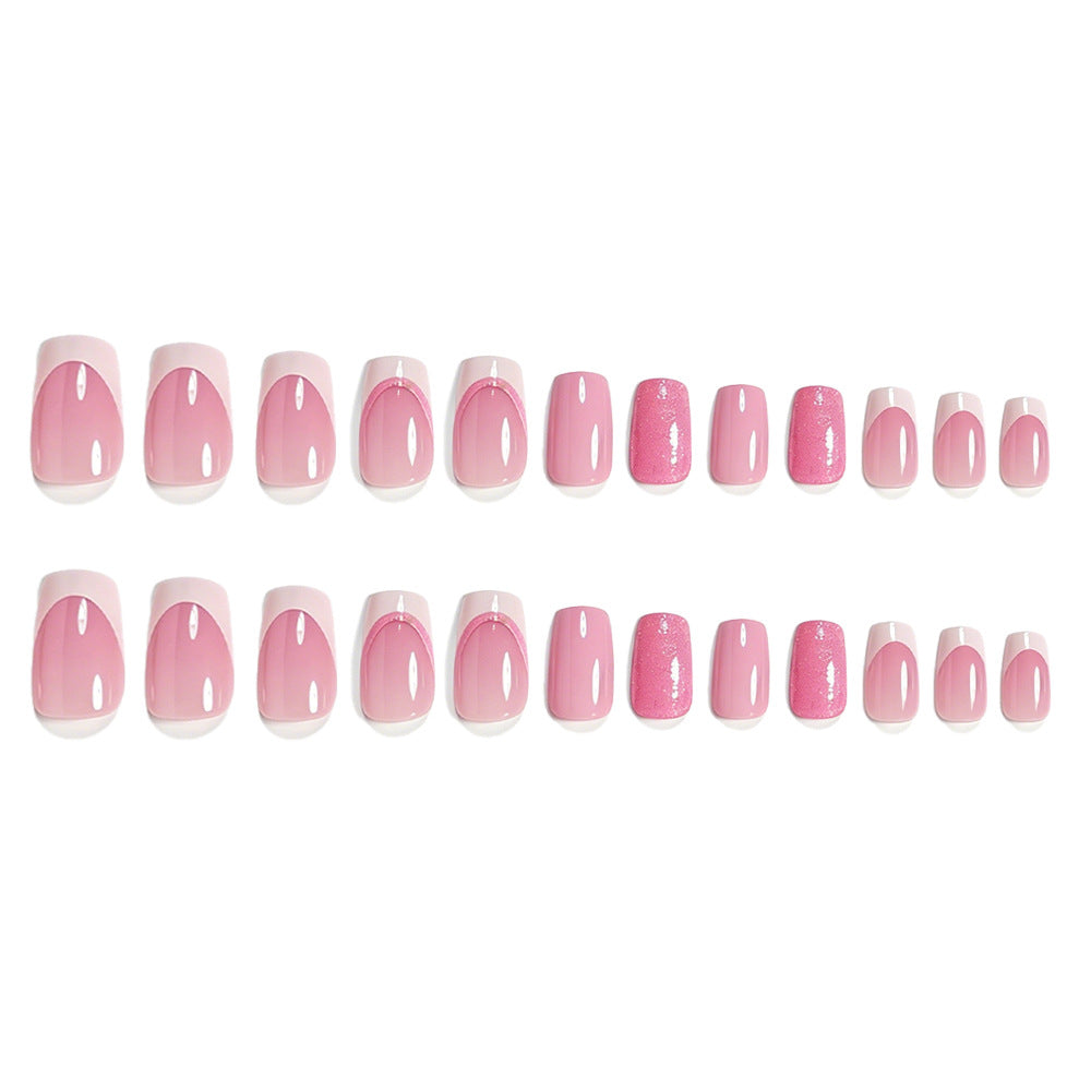 Elegant Long Square Press-On Nail Set Acalora