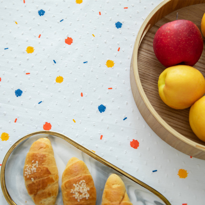 Playful Polka Dot Tablecloth