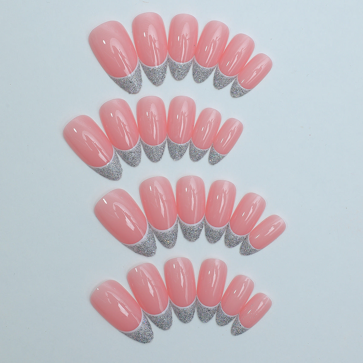 Elegant French Tip Press-On Nail Set Acalora