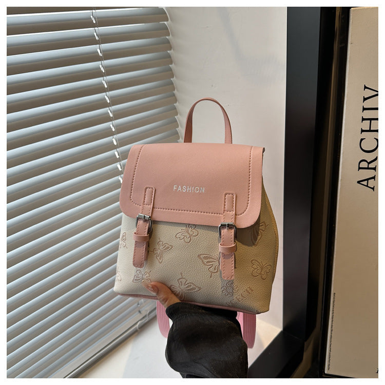 Stylish Butterfly Pattern Mini Backpack Acalora