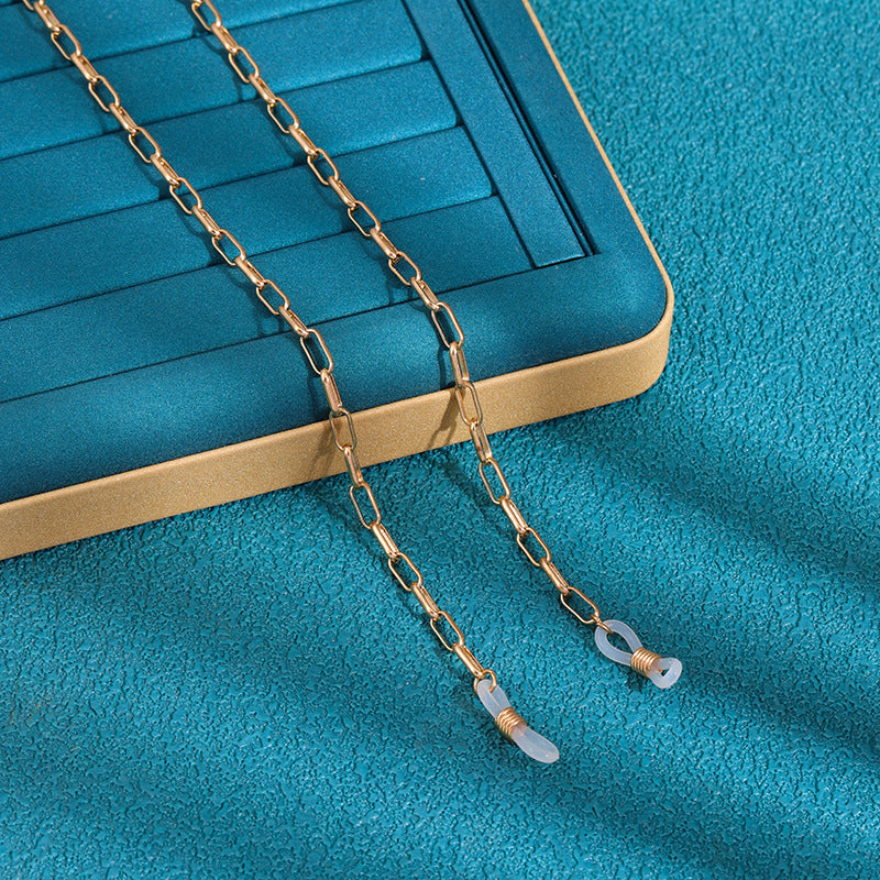 Elegant Pearl Eyewear Holder Chain Acalora