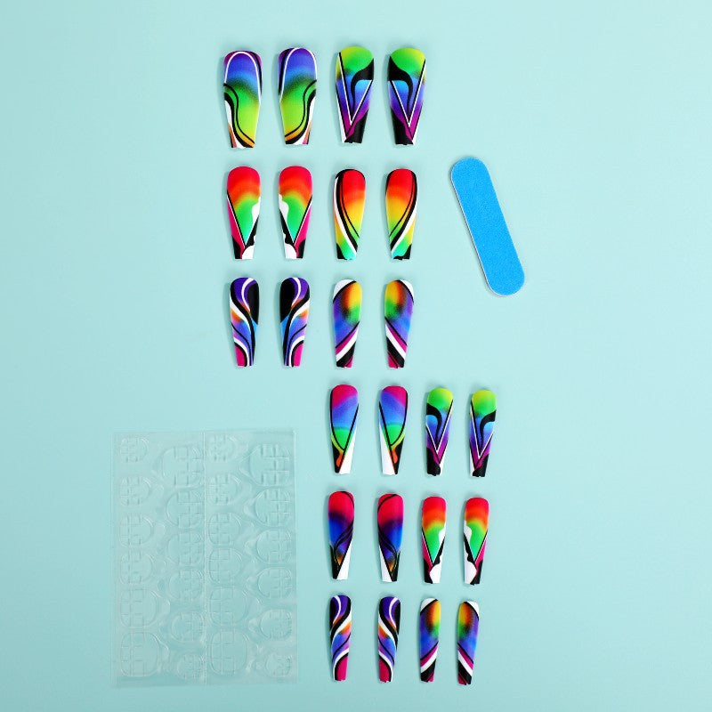 Artificial nails with creative pattern Acalora