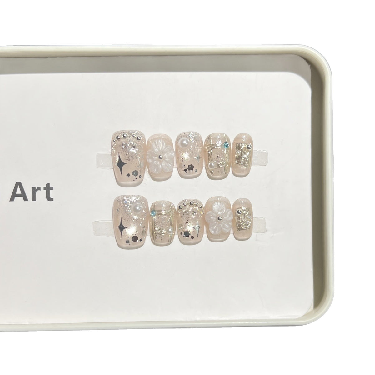 Decorative Acrylic Press-On Nail Art Set Acalora