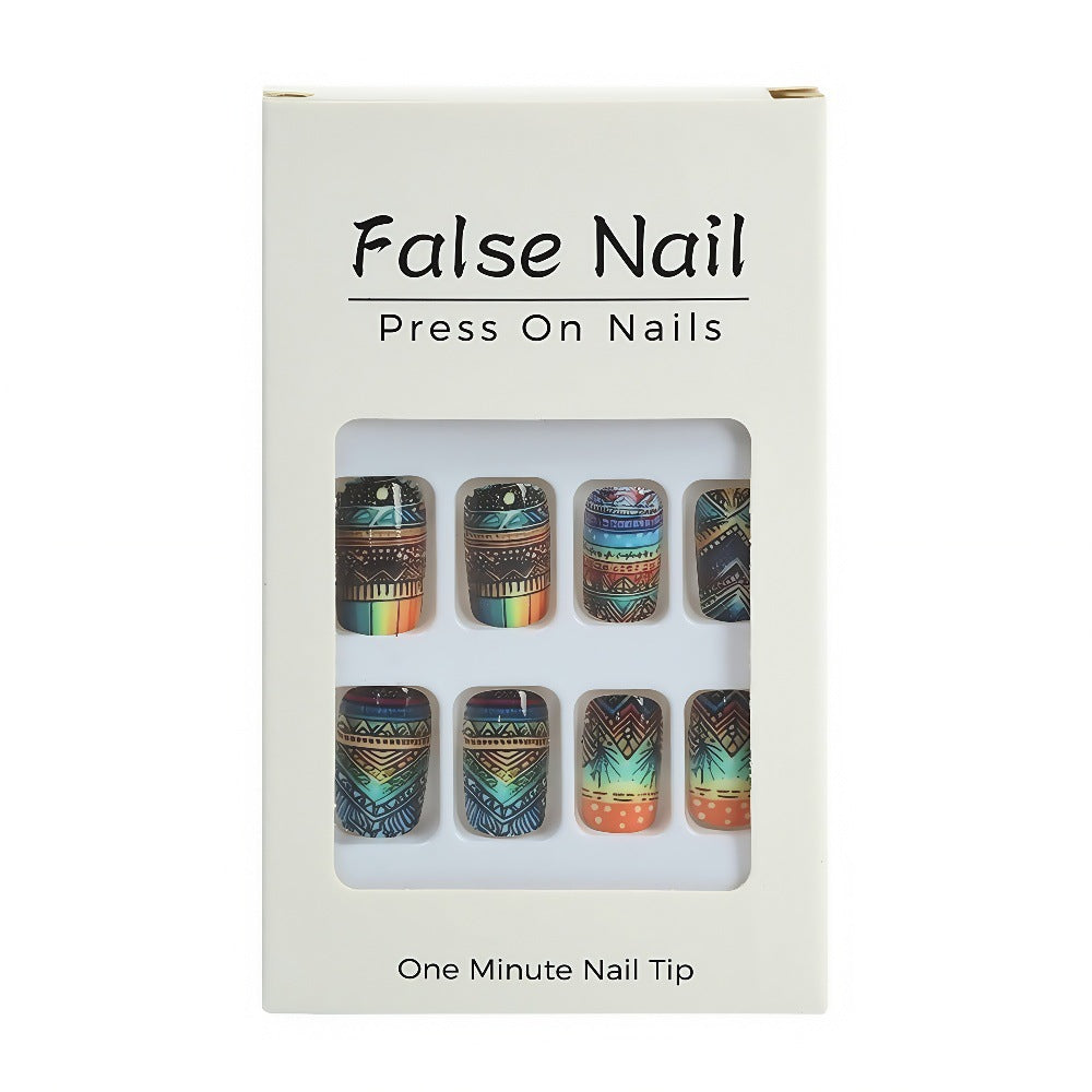 Creative Art Nails in Ethno Design Acalora