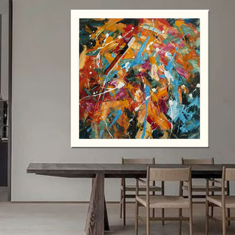 Abstract Expressionist Canvas Artwork