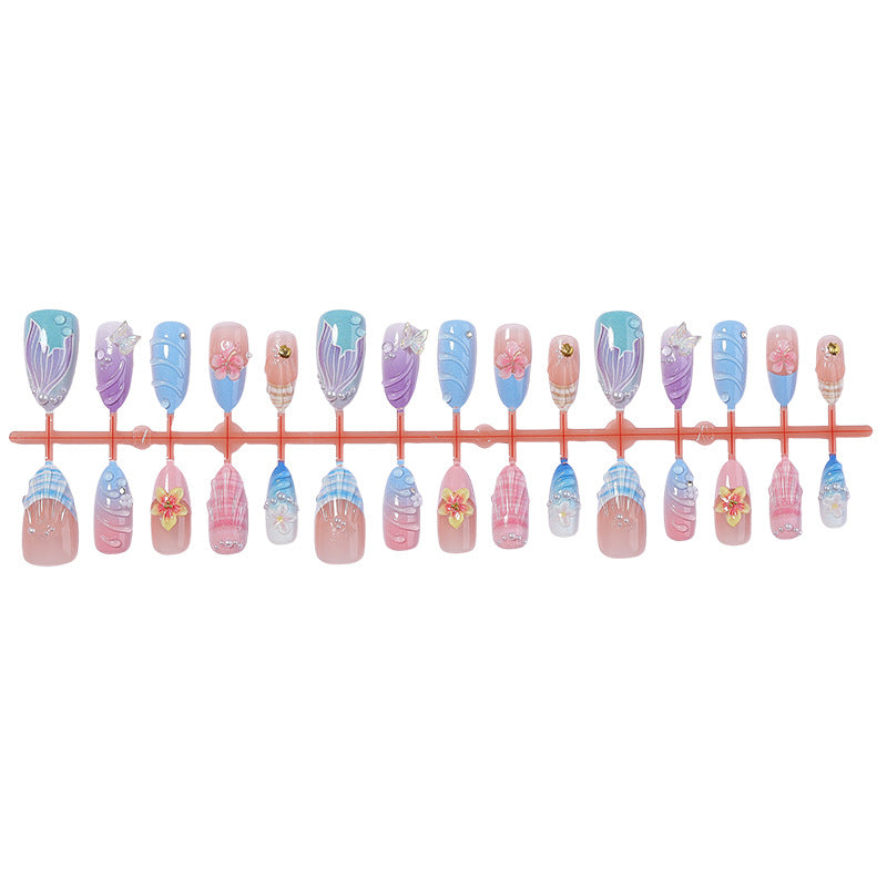 Artistic Decorative Press-On Nails Acalora