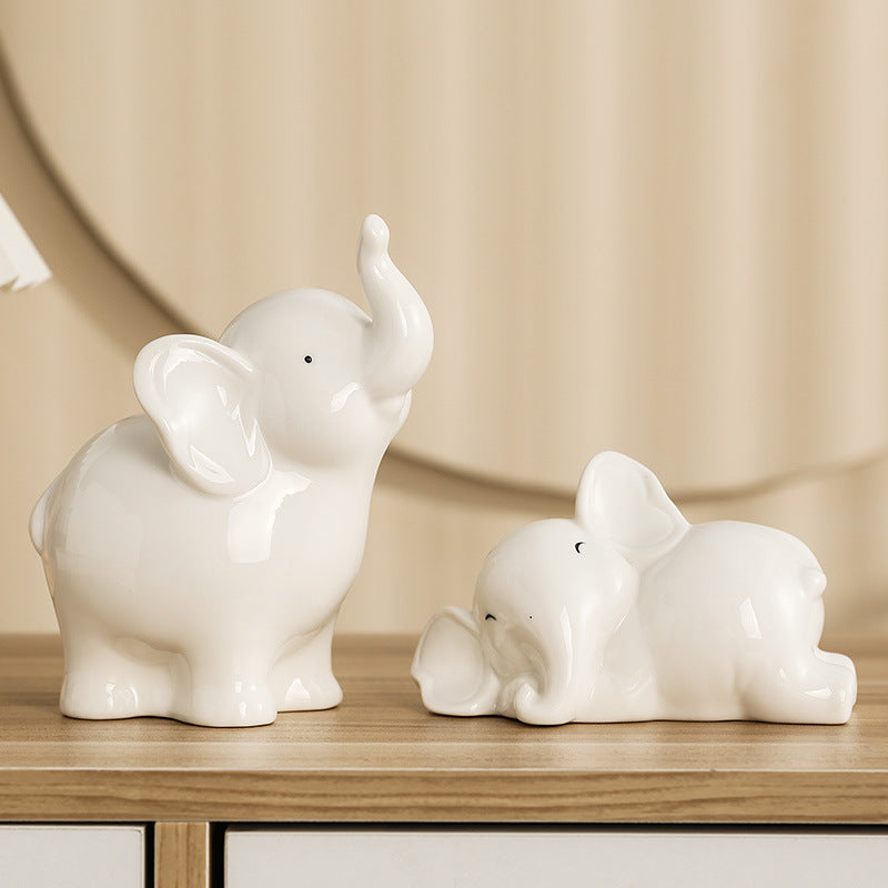 Playful and elegant elephant decorative figure Acalora