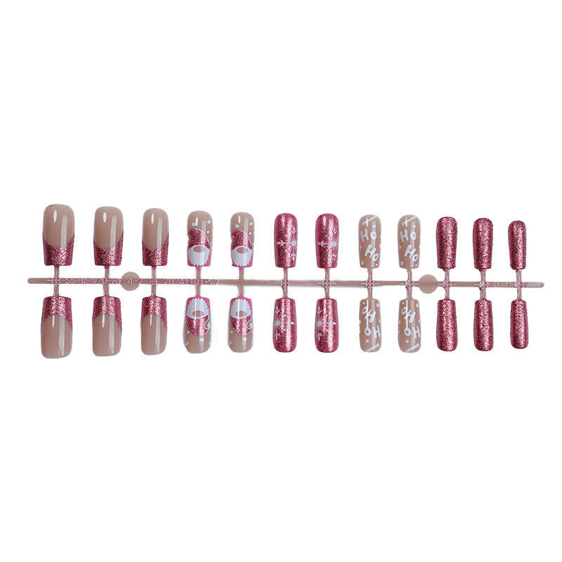 Festive Themed Press-On Nail Art Set Acalora