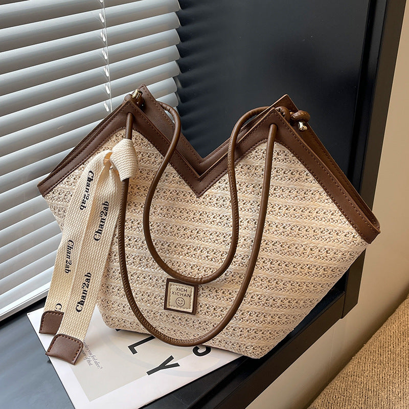 Woven Texture Shoulder Bag Acalora