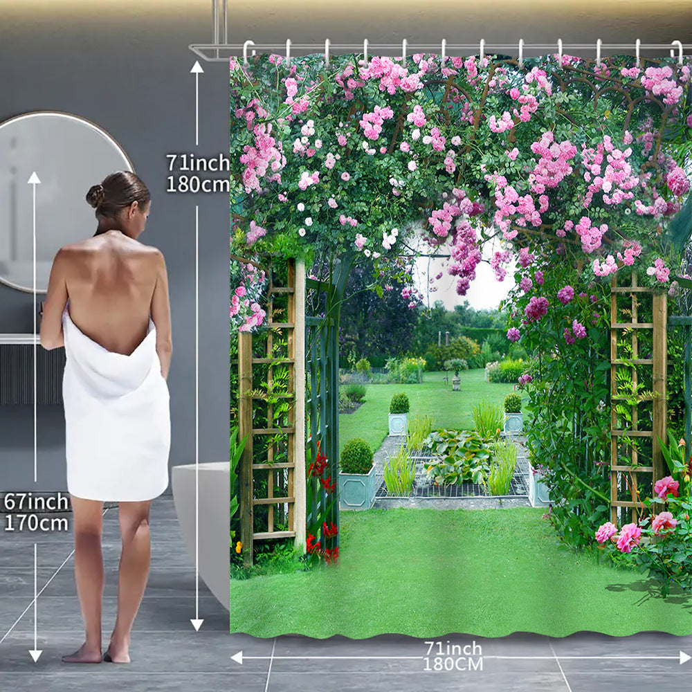 Garden Oasis Shower Curtain
