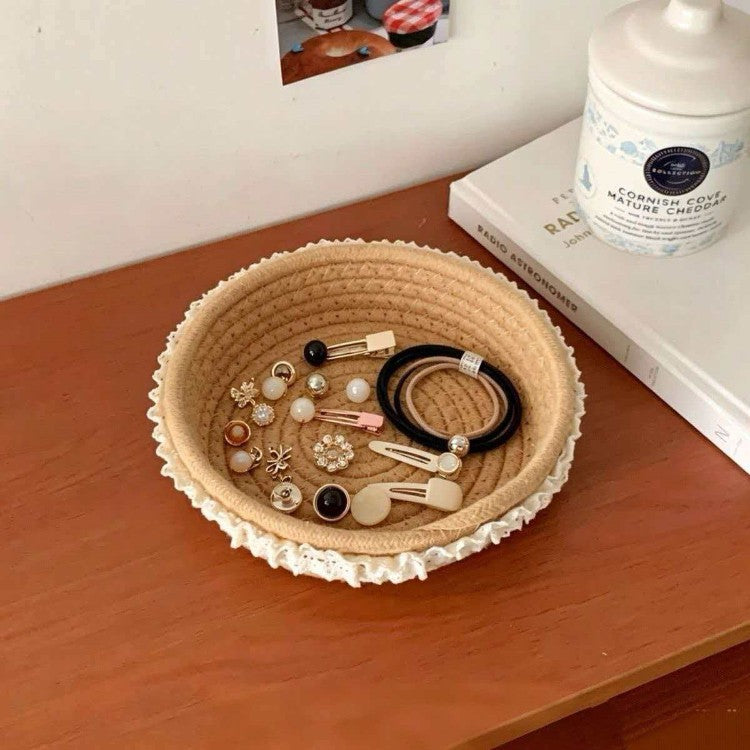 Handcrafted storage basket Acalora