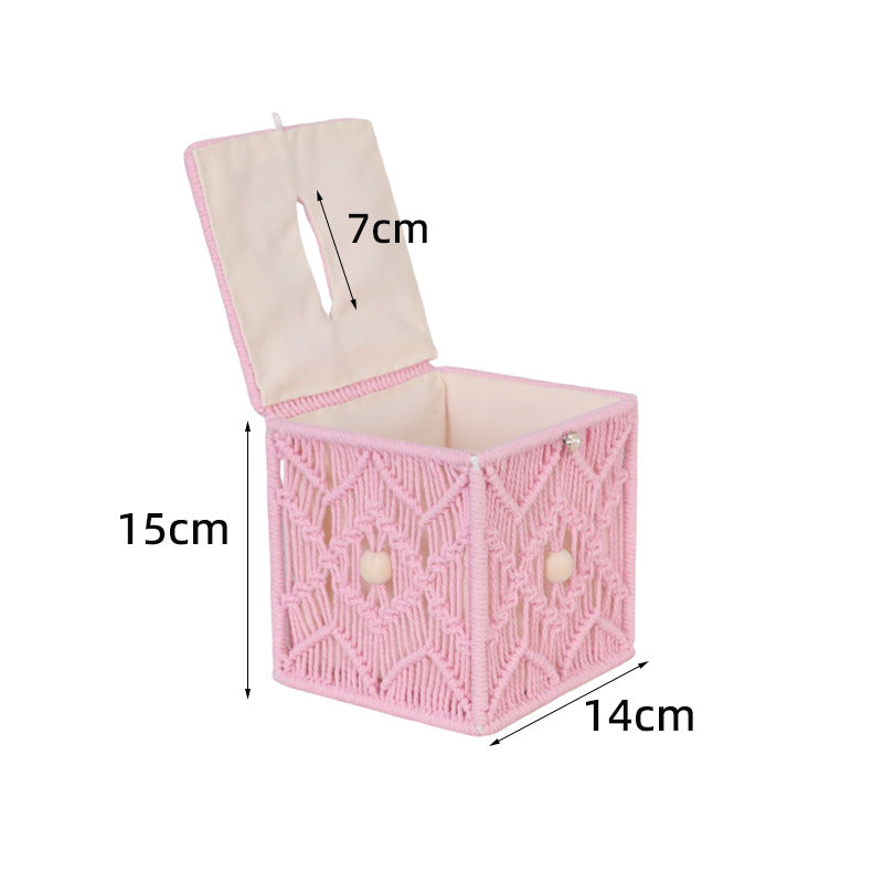 Macrame Storage Box Acalora