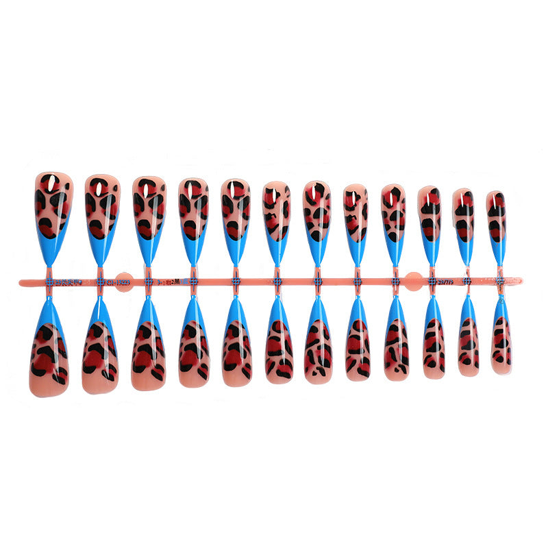 Trendy Animal Print Press-On Nail Set Acalora
