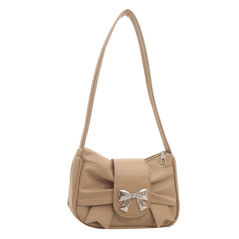 Elegant Bow Accent Shoulder Bag Acalora