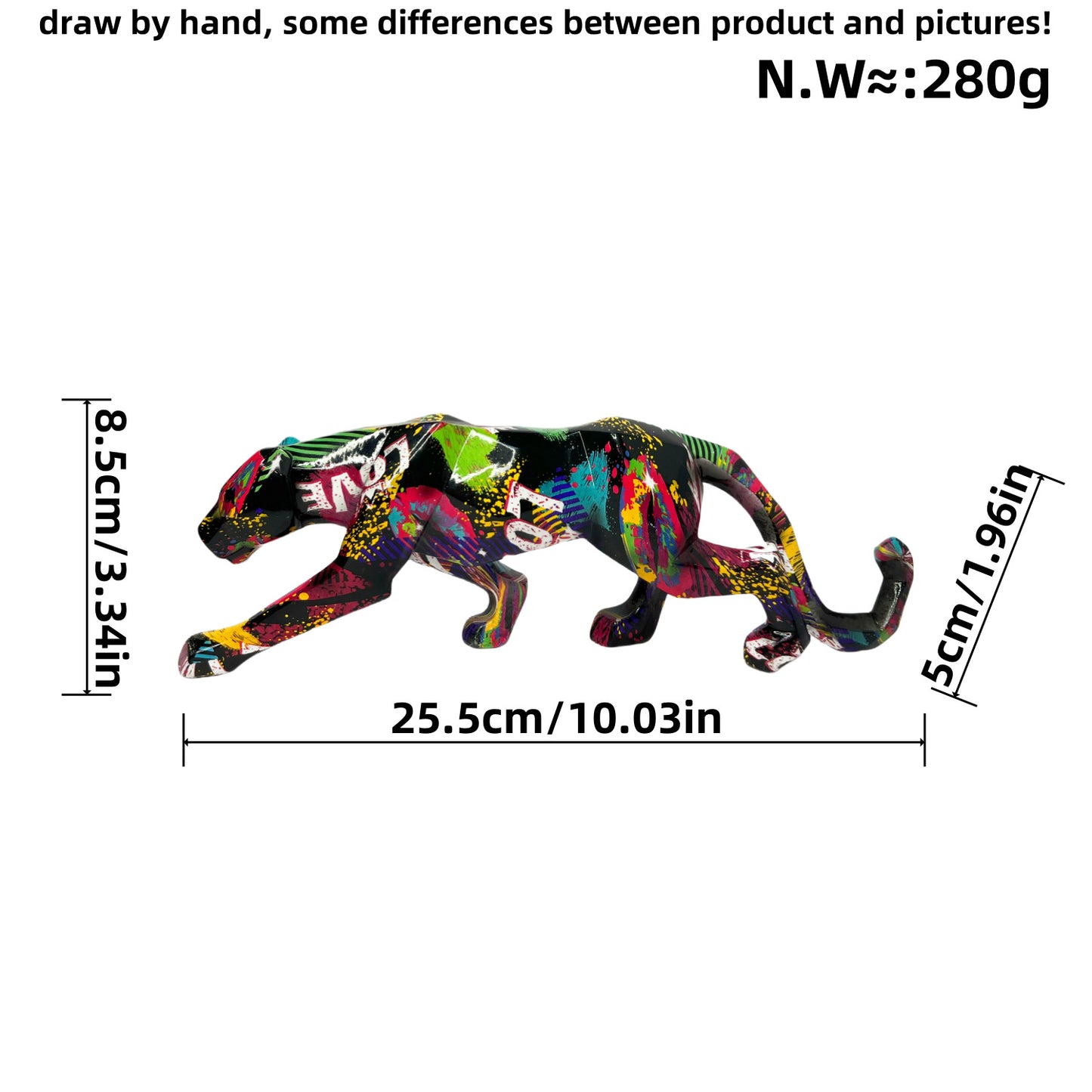 Decorative Panther Sculpture Acalora