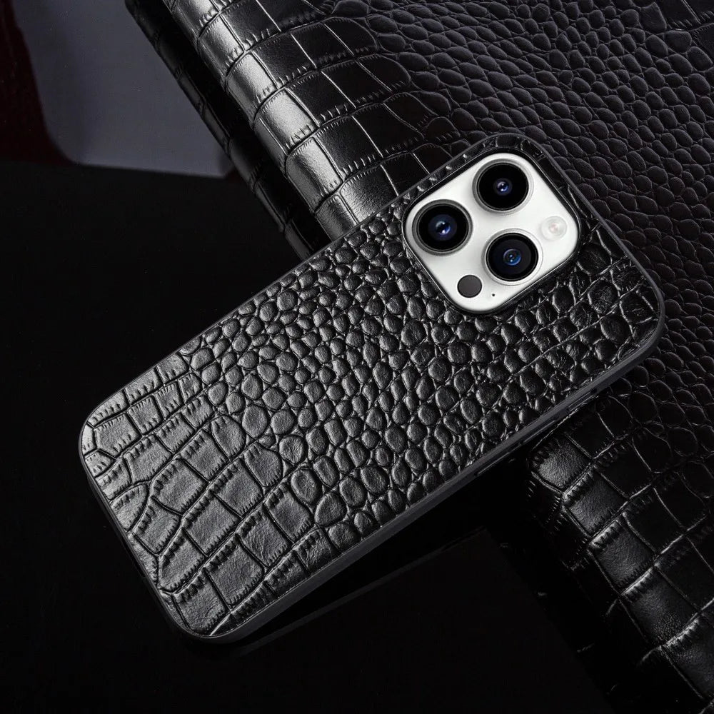 Skanto | Cosmo Genuine Leather iPhone Case