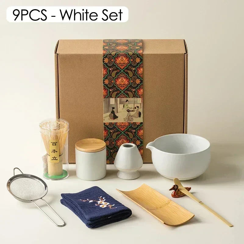 Skanto | 9-Piece Japanese Matcha Tea Set